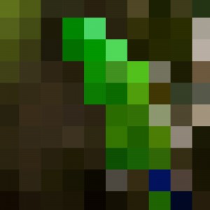 GREENISH MOSAIC PATTERN